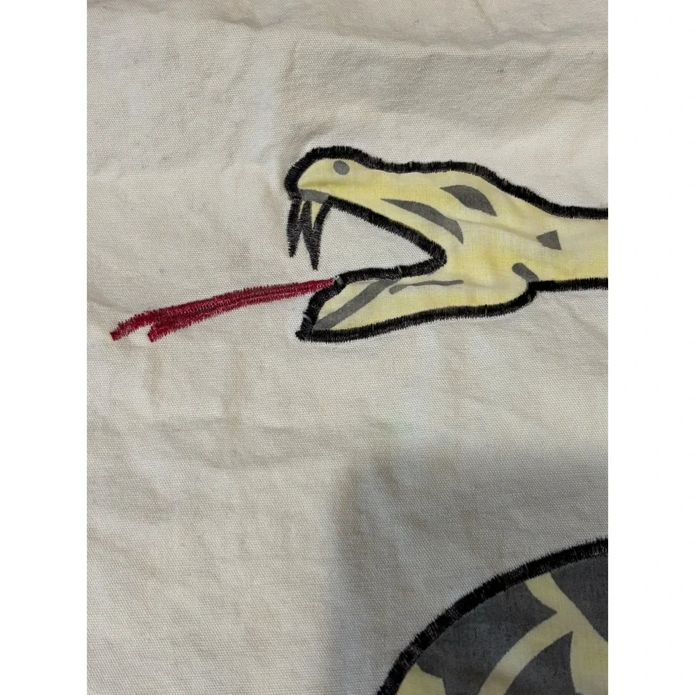 USMC Don't Tread On Me Gadsden Flag Banner Double-Sided Sewn Marines 56x30